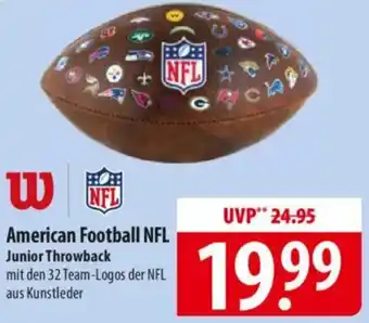 Famila Nord Ost American Football NFL Junior Throwback Angebot