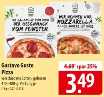 Famila Nord Ost Gustavo Gusto Pizza Angebot