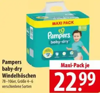 Famila Nord Ost Pampers baby-dry Windelhöschen Angebot