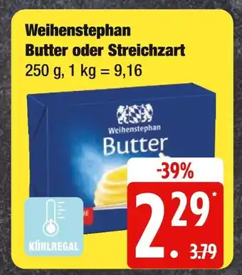 Edeka Weihenstephan butter oder streichzart Angebot