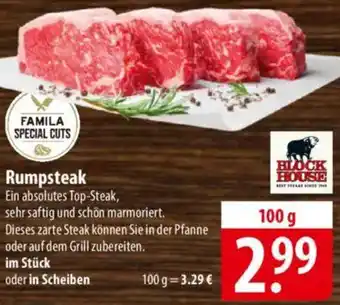 Famila Nord Ost BLOCK HOUSE Rumpsteak Angebot