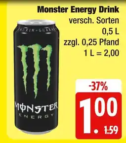 Edeka Monster energy drink Angebot