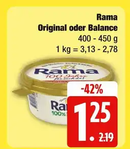 Edeka Rama original oder balance Angebot