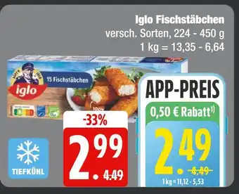 Edeka Iglo fischstäbchen Angebot