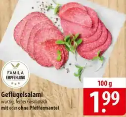 Famila Nord Ost Geflügelsalami Angebot