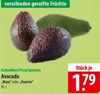 Famila Nord Ost Avocado ,,Hass" oder „Fuerte" Angebot