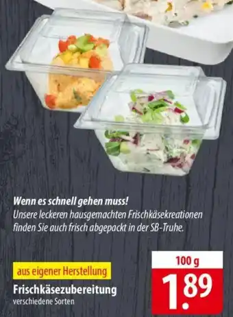 Famila Nord Ost Frischkäsezubereitung Angebot