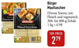 Galeria Markthalle Bürger Maultaschen Angebot