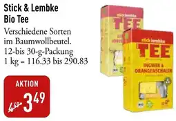 Galeria Markthalle Stick & Lembke Bio Tee Angebot