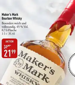 Galeria Markthalle Maker's Mark Bourbon Whisky Angebot