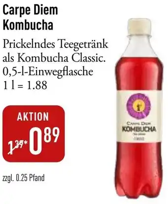 Galeria Markthalle Carpe Diem Kombucha Angebot