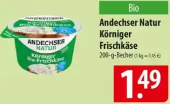 Famila Nord Ost Andechser Natur Körniger Frischkäse Angebot