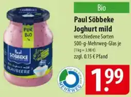 Famila Nord Ost Paul Söbbeke Joghurt mild Angebot