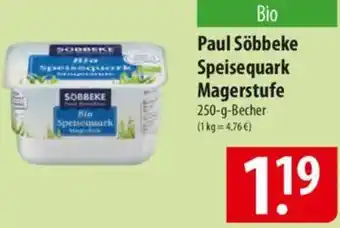 Famila Nord Ost Paul Söbbeke Speisequark Magerstufe Angebot