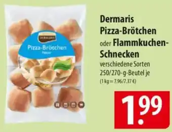 Famila Nord Ost Dermaris Pizza-Brötchen oder Flammkuchen Schnecken Angebot