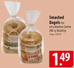 Famila Nord Ost Smashed Bagels 4er Angebot