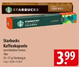 Famila Nord Ost Starbucks Kaffeekapseln Angebot