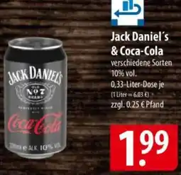 Famila Nord Ost Jack Daniel's & Coca-Cola Angebot