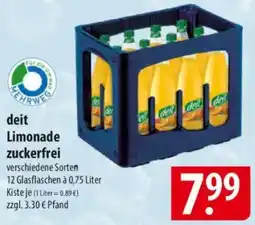 Famila Nord Ost deit Limonade zuckerfrei Angebot