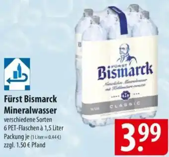 Famila Nord Ost Fürst Bismarck Mineralwasser Angebot