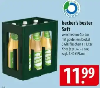 Famila Nord Ost becker's bester Saft Angebot