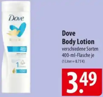 Famila Nord Ost Dove Body Lotion Angebot