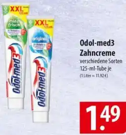 Famila Nord Ost Odol-med3 Zahncreme Angebot