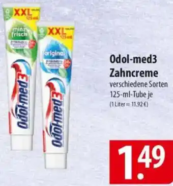 Famila Nord Ost Odol-med3 Zahncreme Angebot