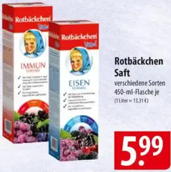 Famila Nord Ost Rotbäckchen Saft Angebot