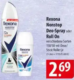 Famila Nord Ost Rexona Nonstop Deo-Spray oder Roll On Angebot