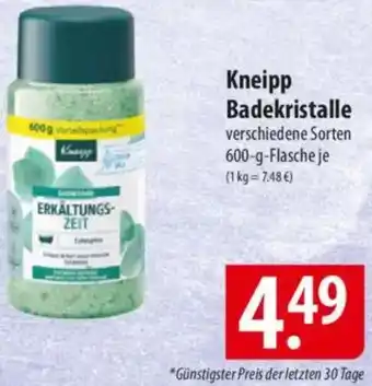 Famila Nord Ost Kneipp Badekristalle Angebot