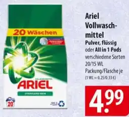 Famila Nord Ost Ariel Vollwaschmittel Angebot