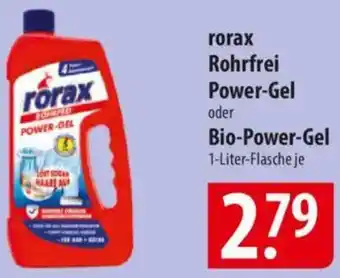 Famila Nord Ost rorax Rohrfrei Power-Gel oder Bio-Power-Gel Angebot