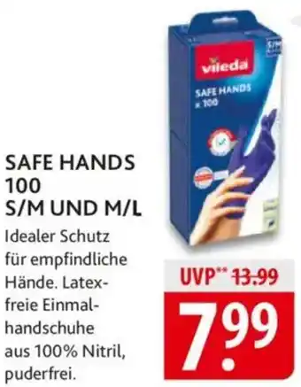 Famila Nord Ost Vileda safe hands 100 S/M UND M/L Angebot