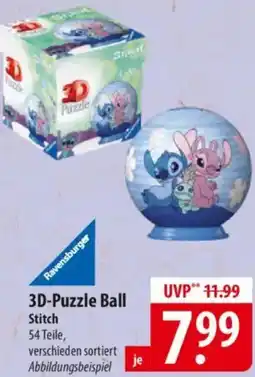 Famila Nord Ost Ravensburger 3D-Puzzle Ball Stitch Angebot