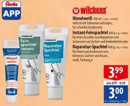 Famila Nord Ost Wilckens Wandweiß Angebot