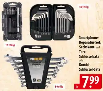 Famila Nord Ost Smartphone Reparatur-Set, Sechskant und Torx Schlüsselsatz oder Kombi Schlüssel-Satz Angebot