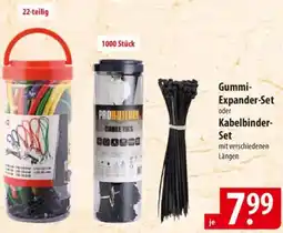 Famila Nord Ost Gummi Expander-Set oder Kabelbinder Set Angebot