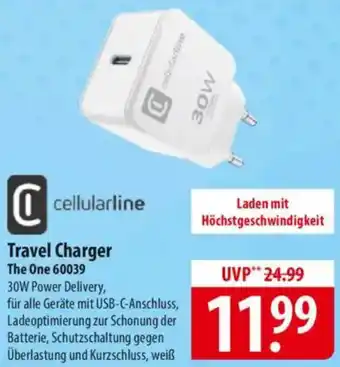 Famila Nord Ost Cellularline Travel Charger The One 60039 Angebot