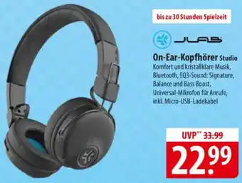 Famila Nord Ost JLAB On-Ear-Kopfhörer Studio Angebot