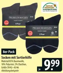 Famila Nord Ost Socken mit Sortierhilfe Angebot