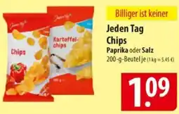 Famila Nord Ost Jeden Tag Chips Paprika oder Salz Angebot