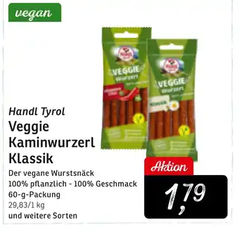 KONSUM Handl Tyrol Veggie Kaminwurzerl Klassik Angebot