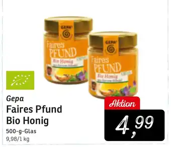 KONSUM Gepa Faires Pfund Bio Honig Angebot