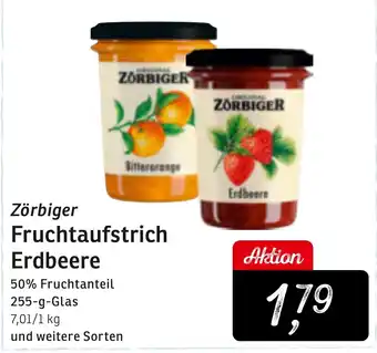 KONSUM Zörbiger Fruchtaufstrich Erdbeere Angebot