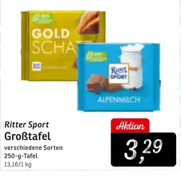 KONSUM Ritter Sport Groẞtafel Angebot