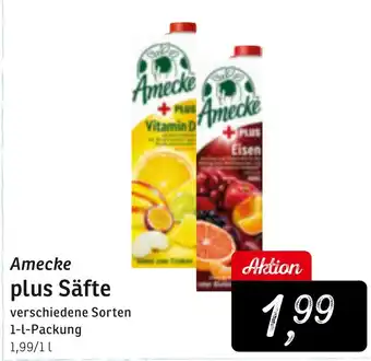 KONSUM Amecke plus Säfte Angebot