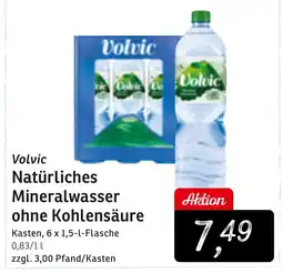 KONSUM Volvic Natürliches Mineralwasser ohne Kohlensäure Angebot