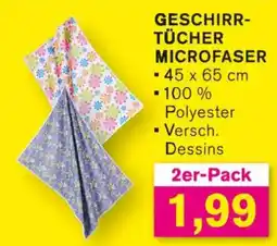 KODi GESCHIRR- TÜCHER MICROFASER Angebot