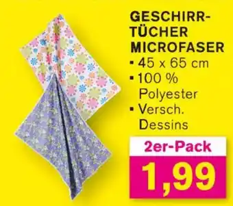 KODi GESCHIRR- TÜCHER MICROFASER Angebot